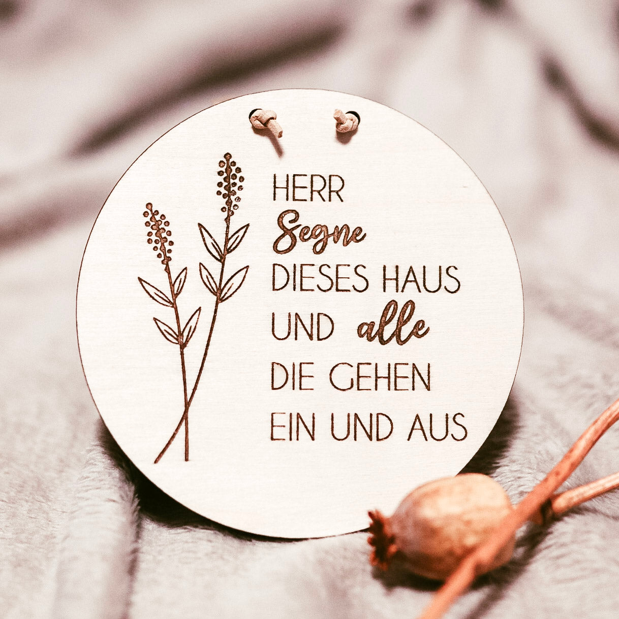 Holzschild "Herr Segne dieses Haus"