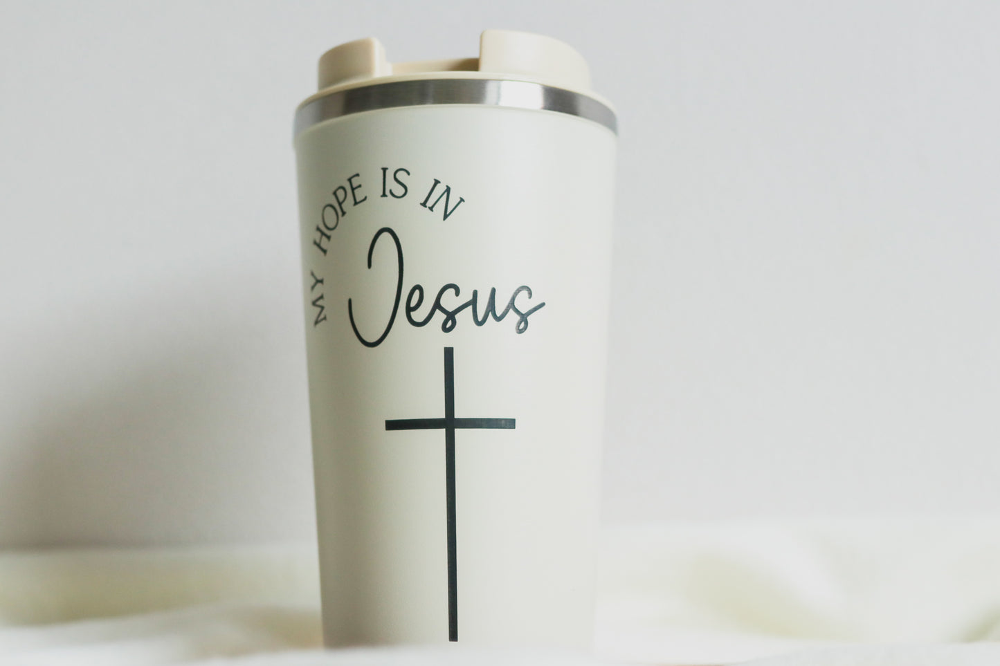 Thermobecher 510 ml -MY HOPE IS IN JESUS-