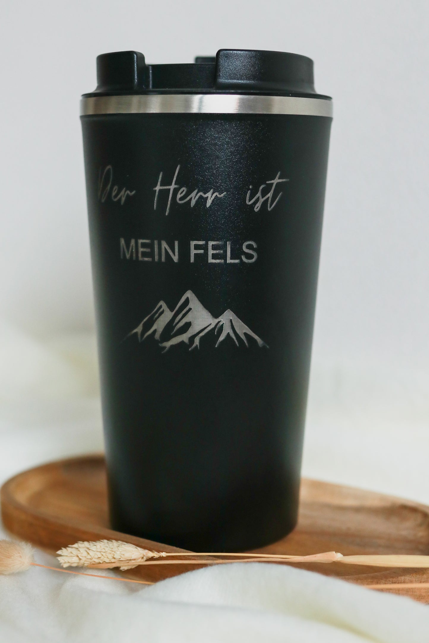 Thermobecher 510 ml -Der Herr ist mein Fels-