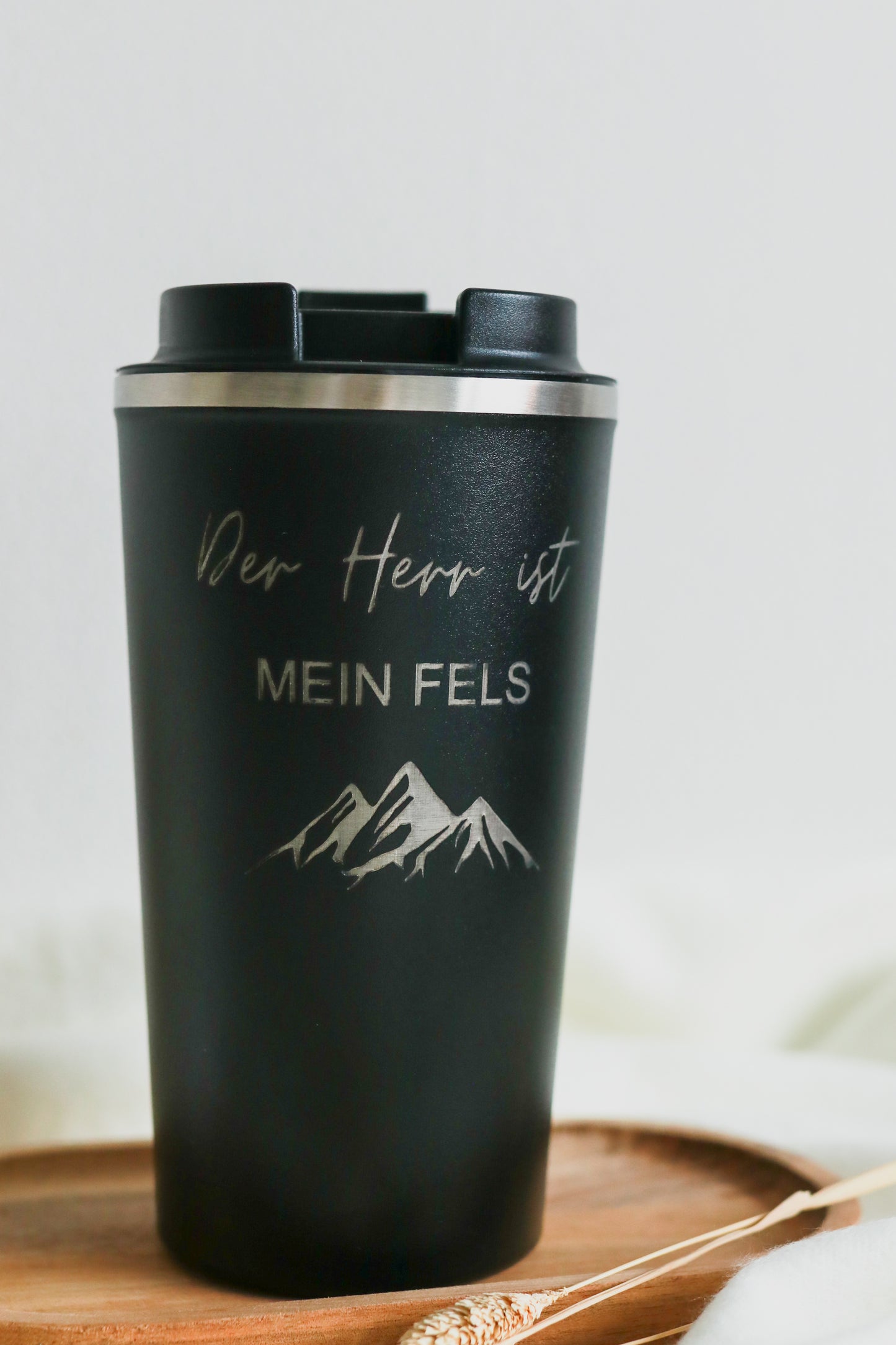 Thermobecher 510 ml -Der Herr ist mein Fels-