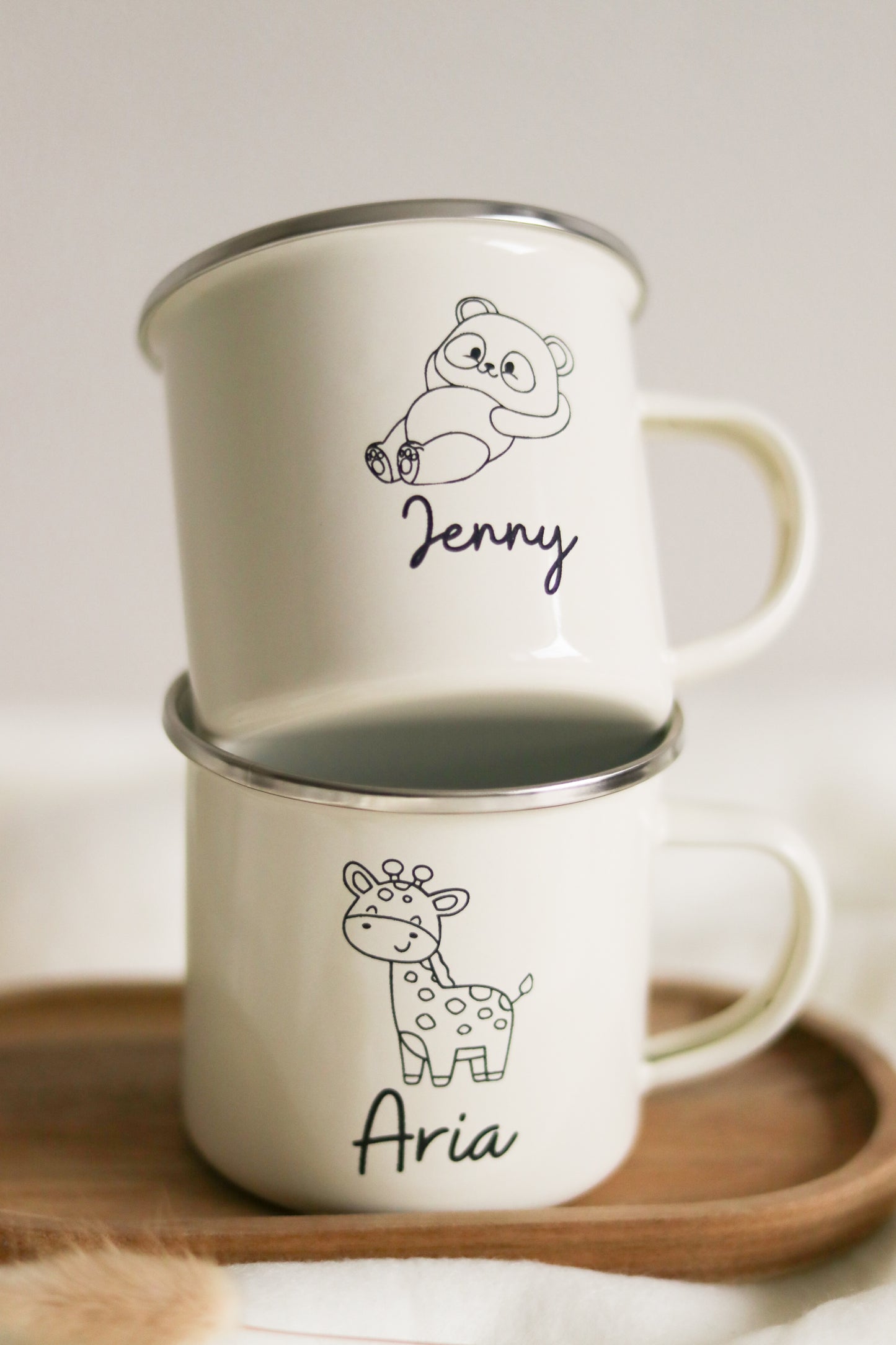Emaille-Tasse personalisiert