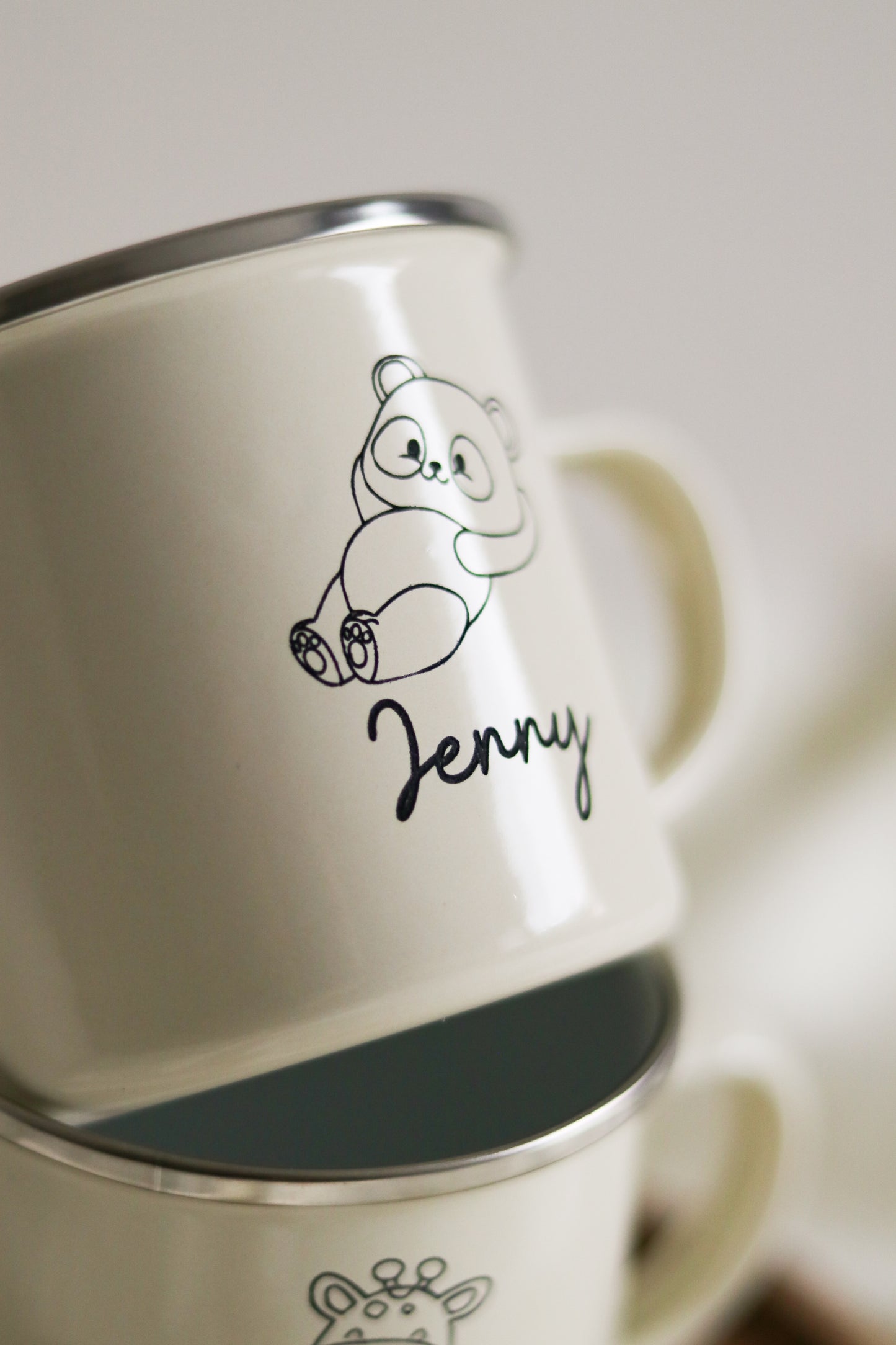 Emaille-Tasse personalisiert