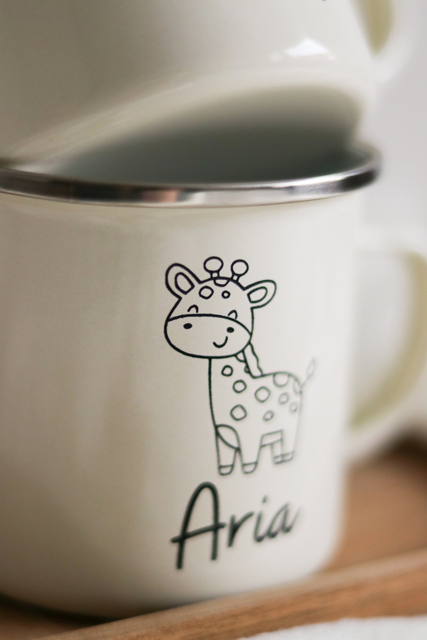 Emaille-Tasse personalisiert