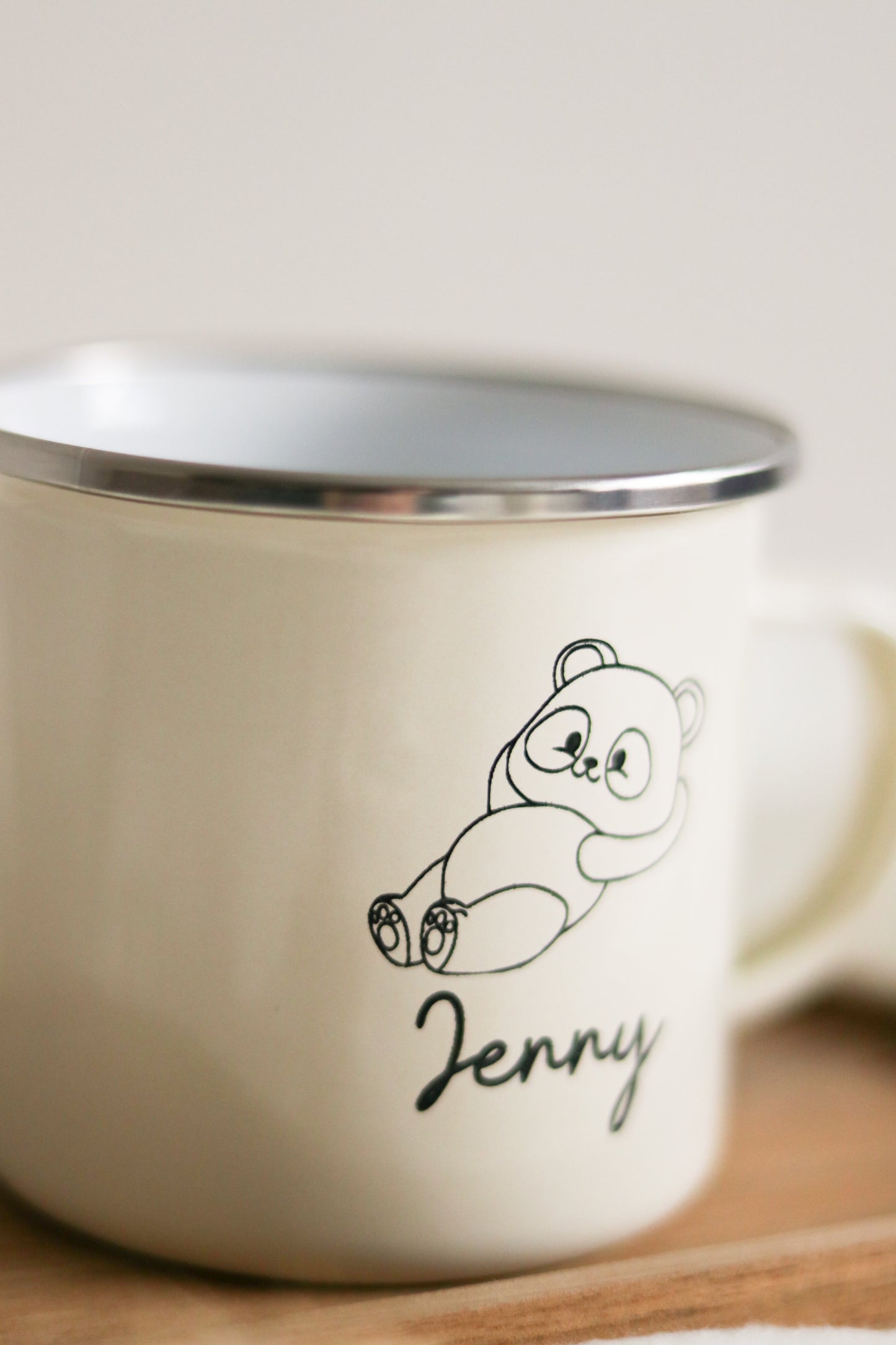 Emaille-Tasse personalisiert