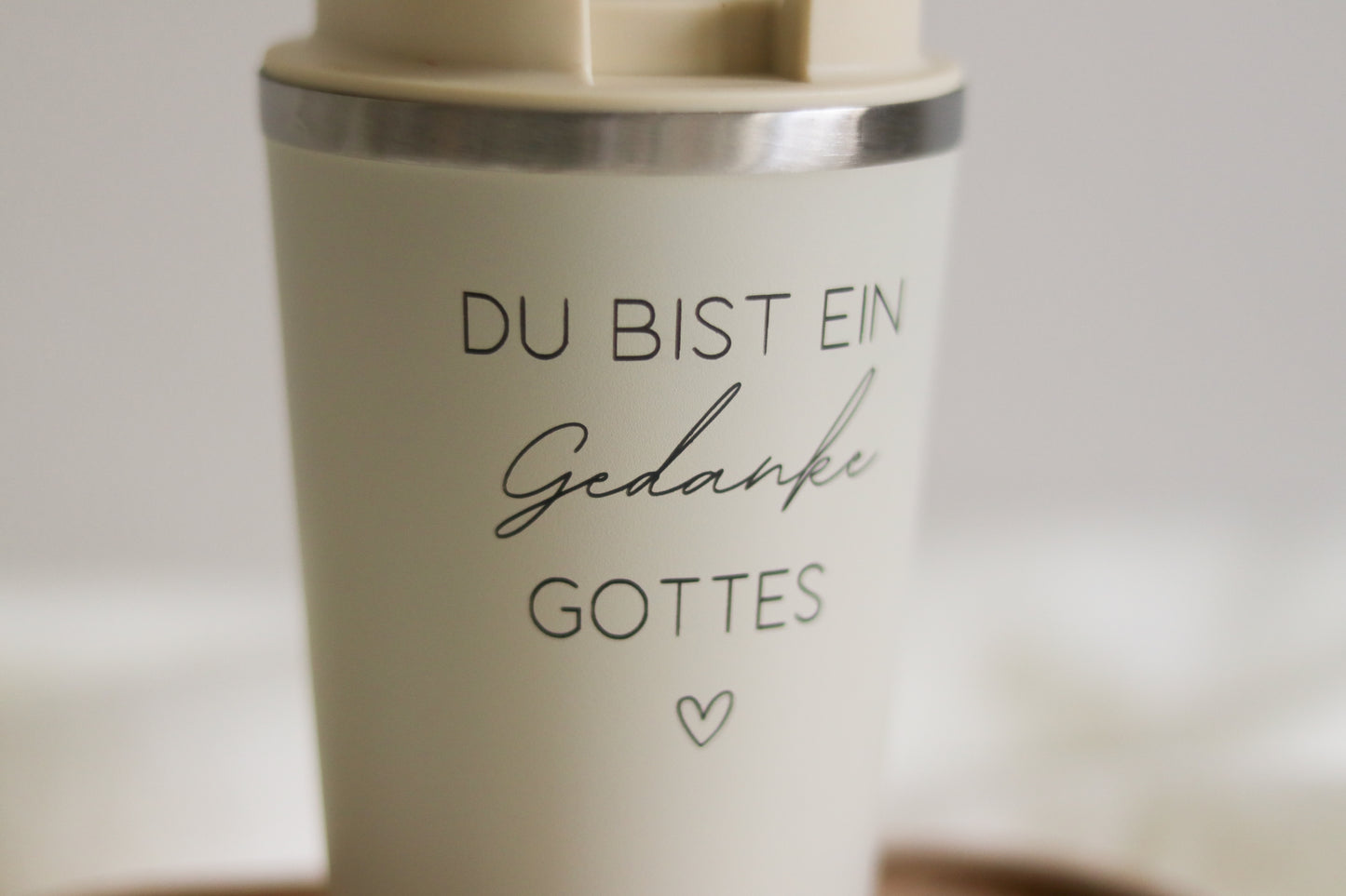 Thermobecher 350ml -Du bist ein Gedanke Gottes-