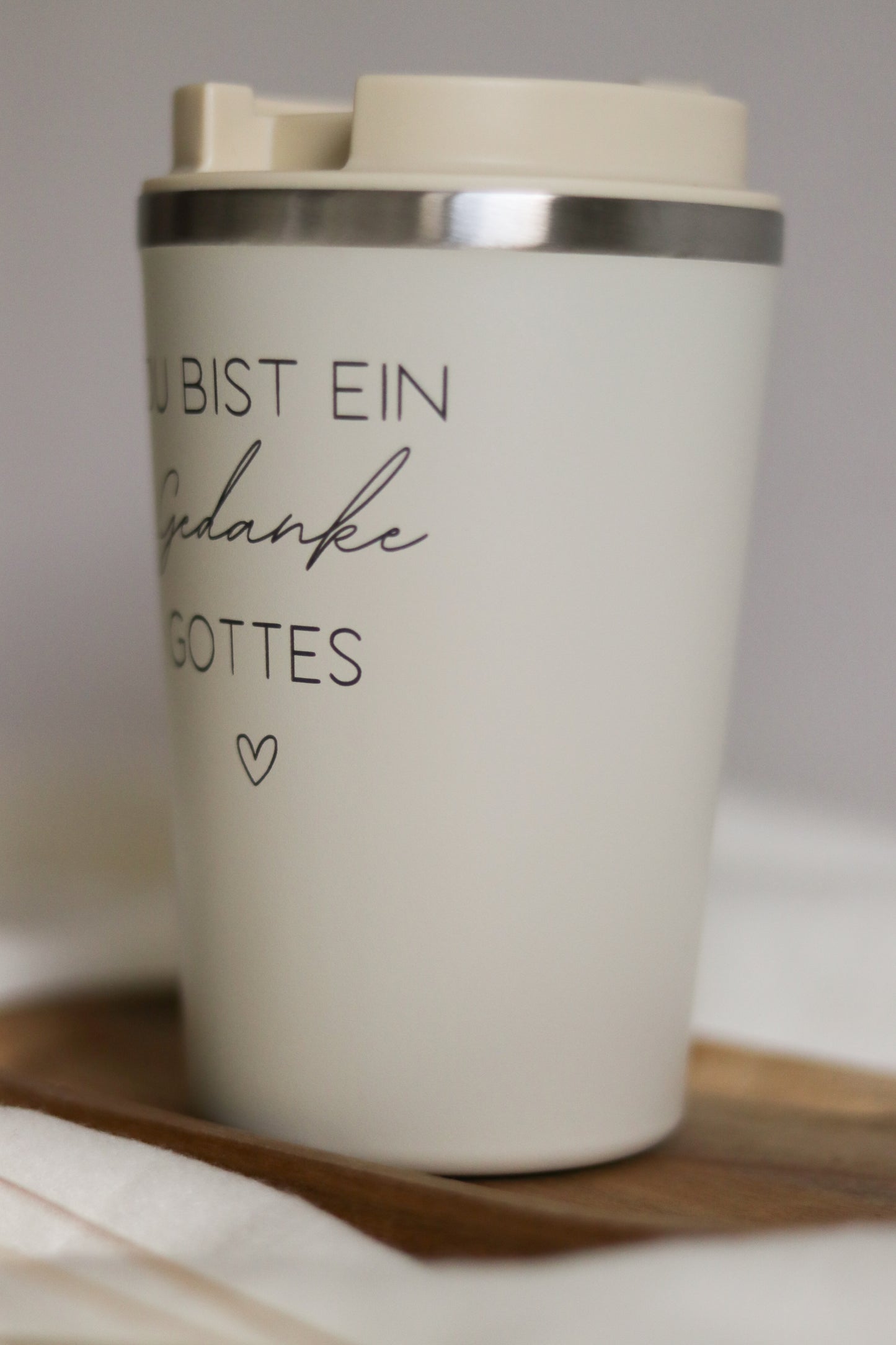 Thermobecher 350ml -Du bist ein Gedanke Gottes-