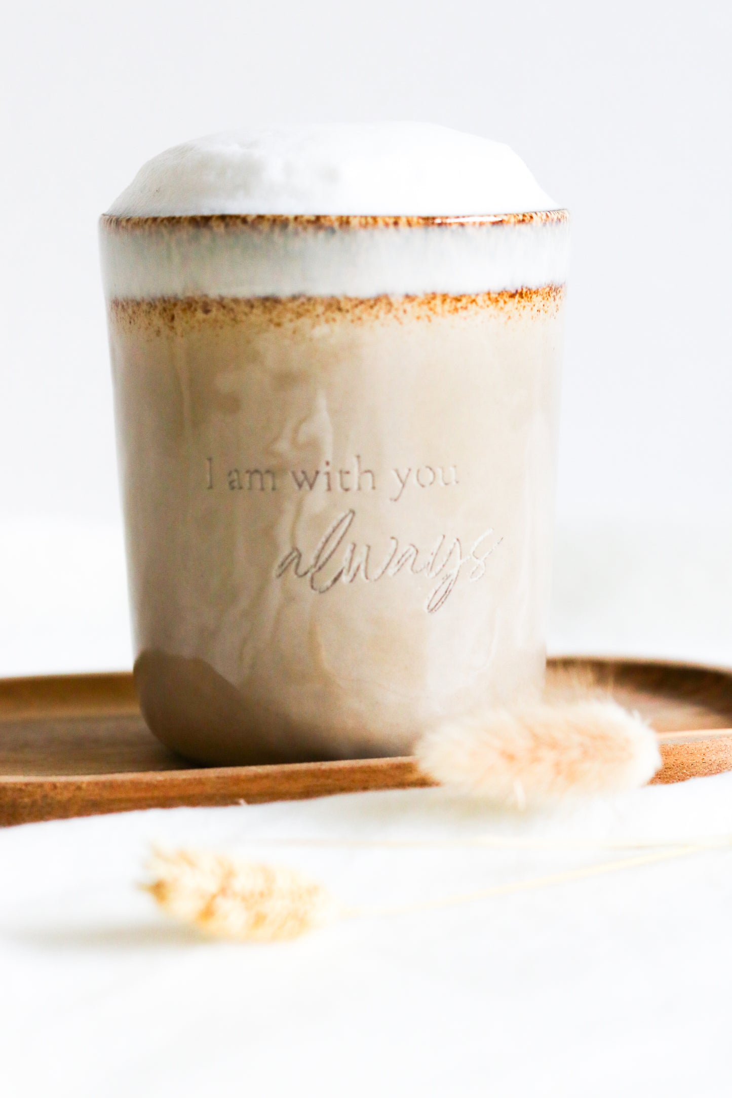 Tasse ohne Henkel| "I am with you always"