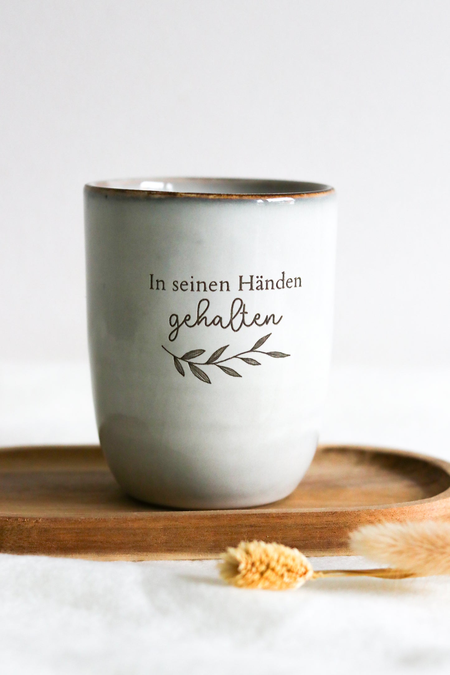 Tasse ohne Henkel | "In seinen Händen gehalten"