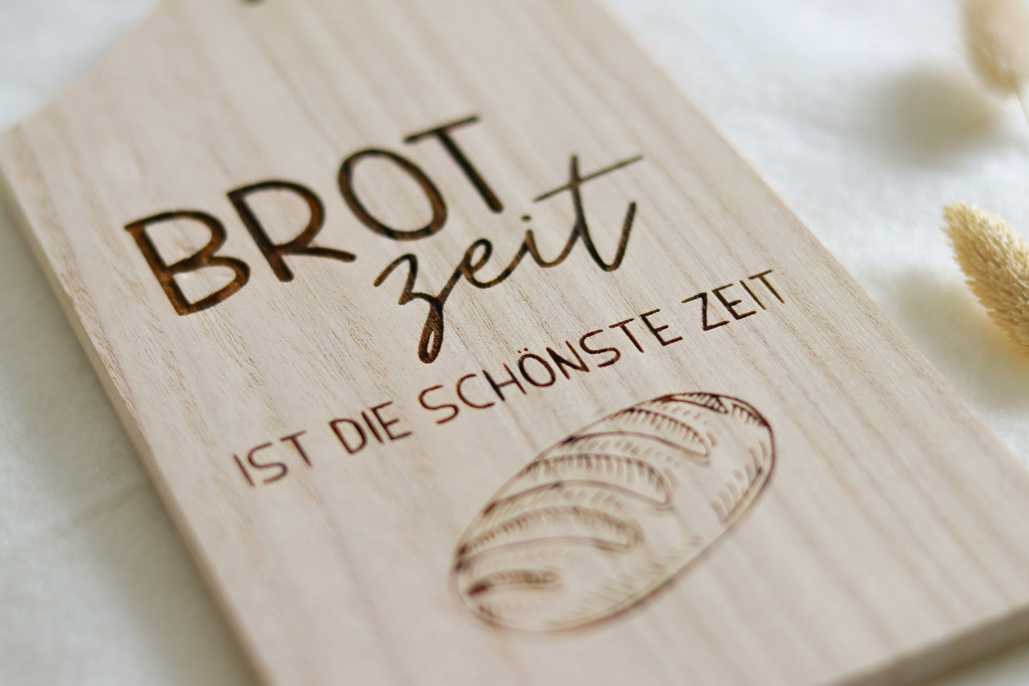 Holzschild: BROTZEIT ist die schönste Zeit!