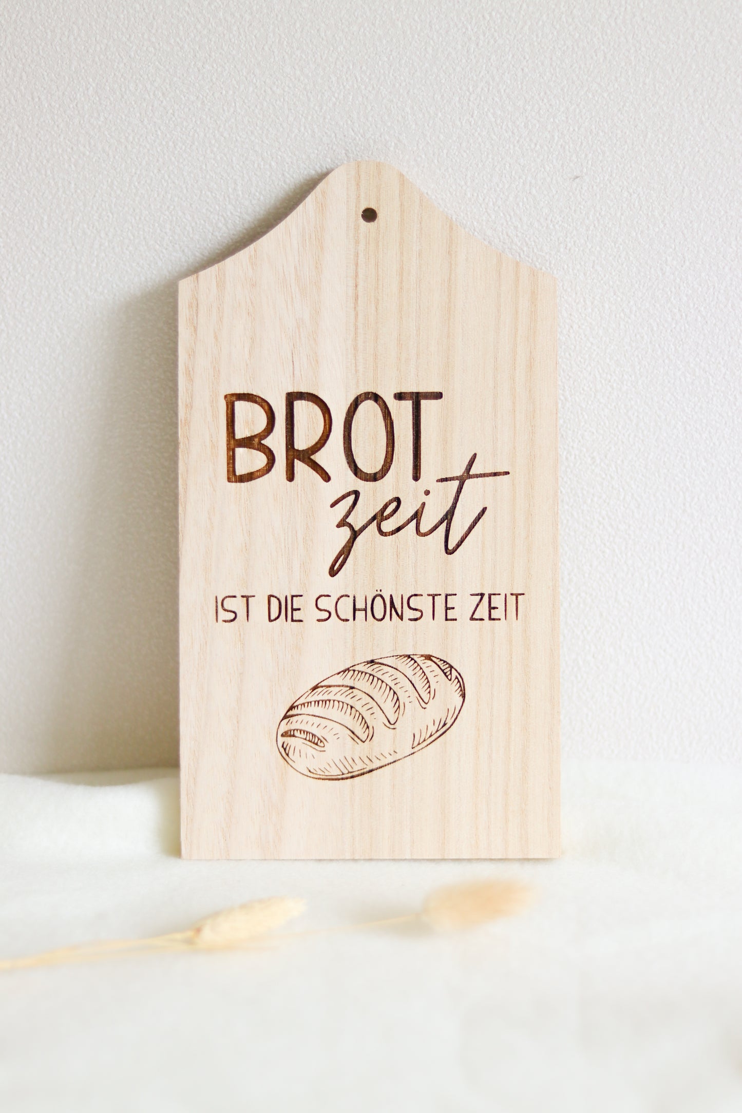 Holzschild: BROTZEIT ist die schönste Zeit!
