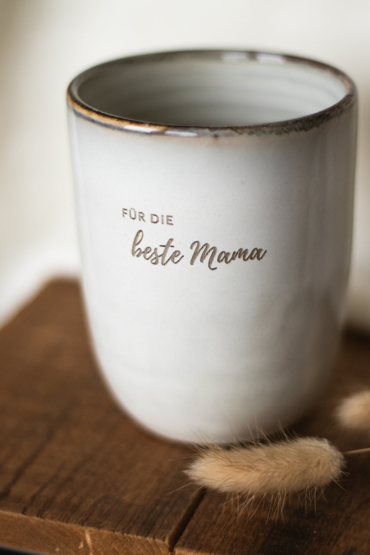 Tasse ohne Henkel | "Für die beste Mama" (ohne Henkel)