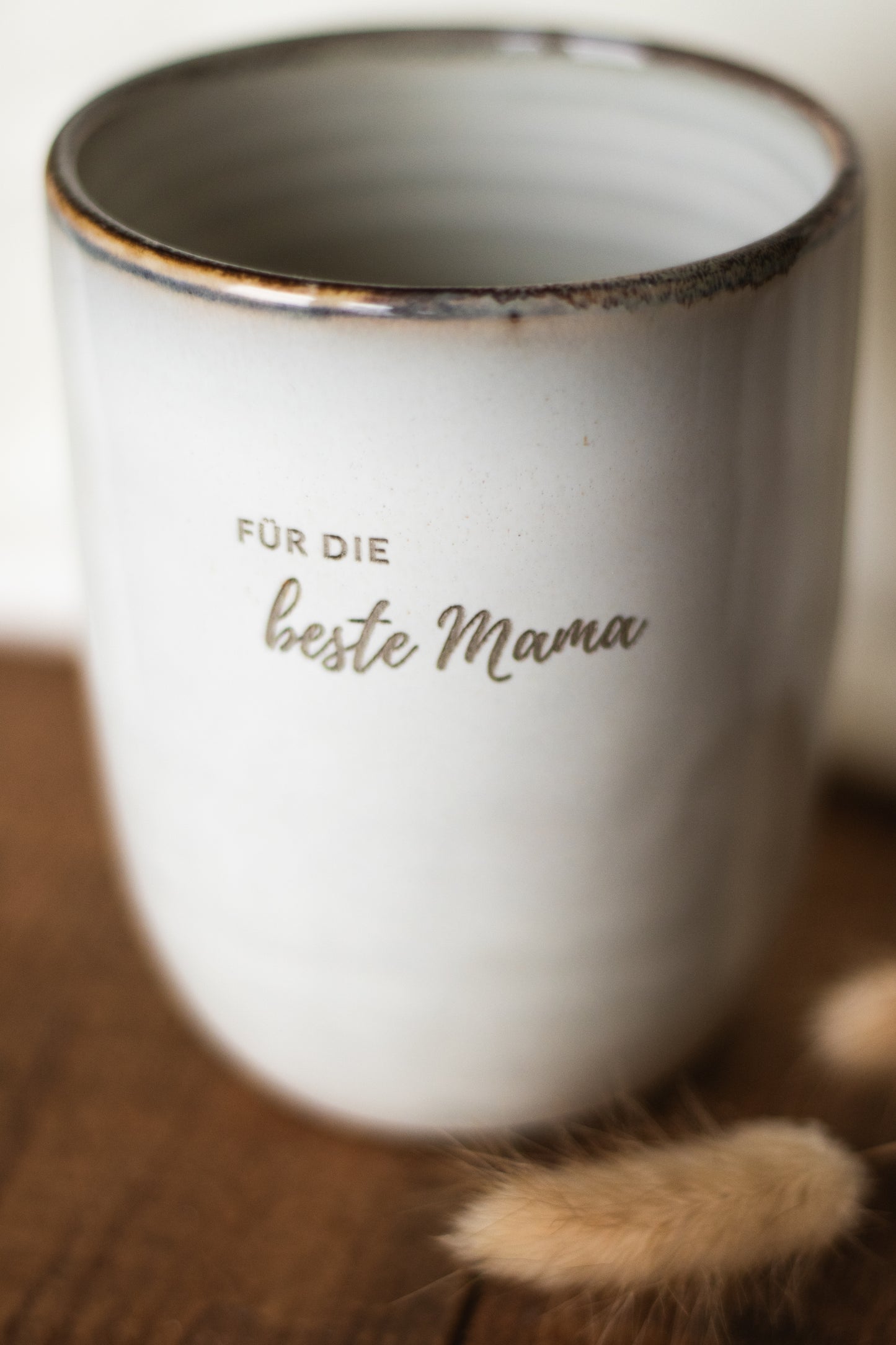 Tasse ohne Henkel | "Für die beste Mama" (ohne Henkel)