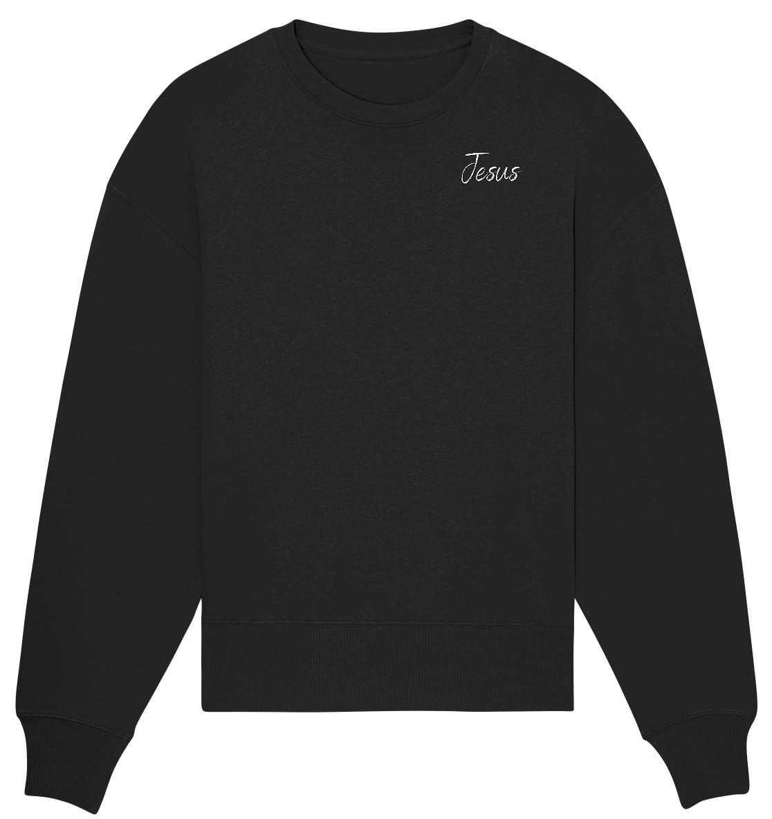 Oversize Sweatshirt | Jesus/Kreuz Print (VORDERSEITE+RÜCKSEITE)