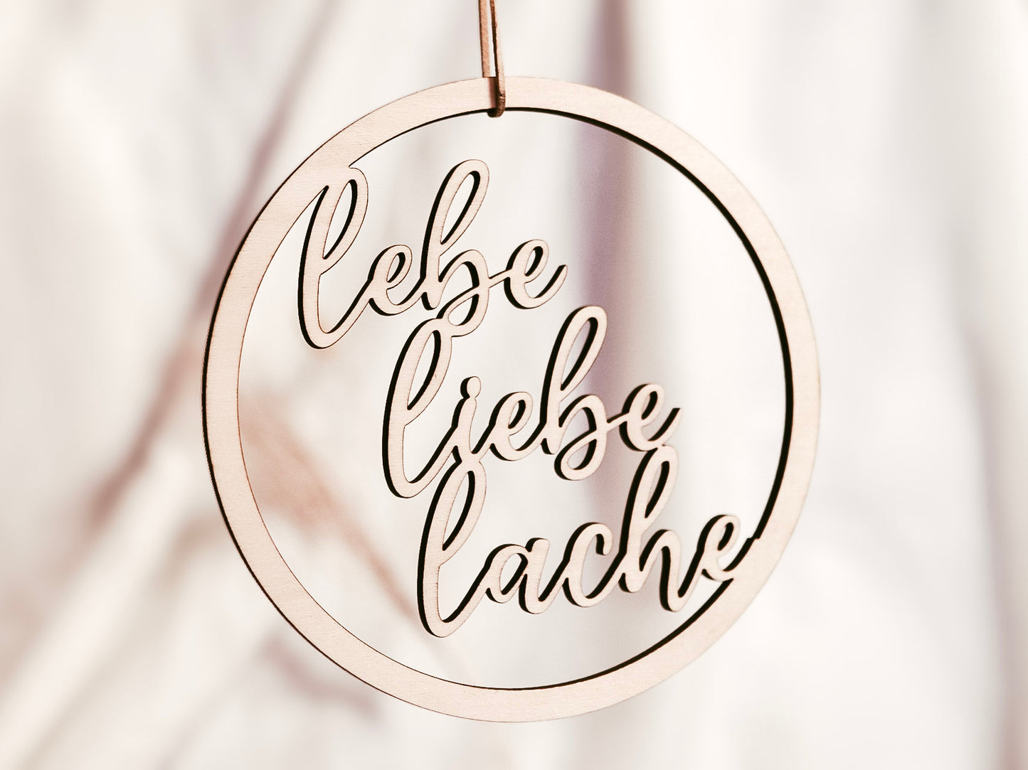 Holzkranz | lebe liebe lache