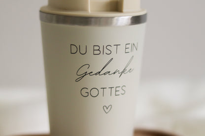 Thermobecher 350ml  -Du bist ein Gedanke Gottes-