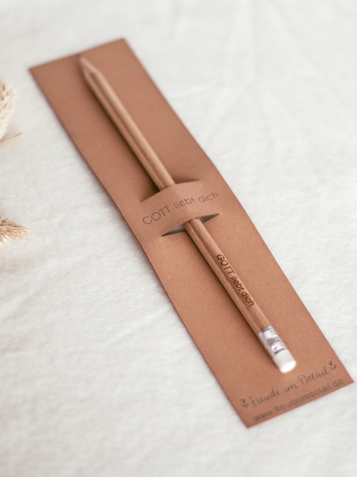 Bleistift mit Gravur "GOTT liebt dich"